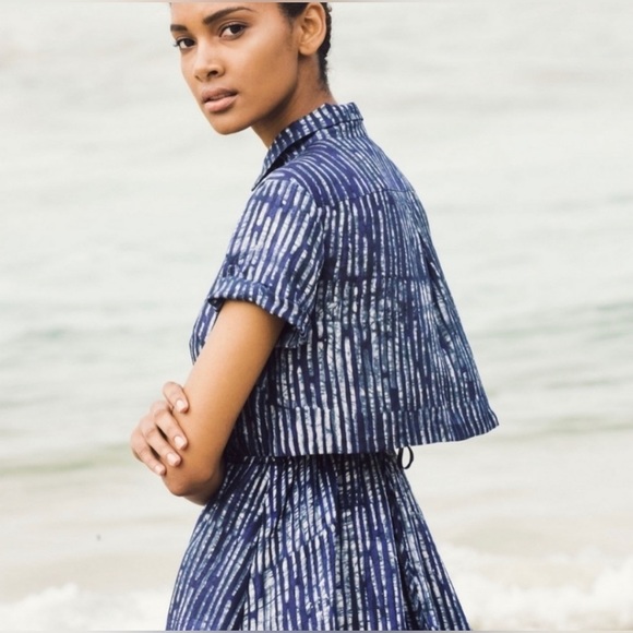 Banana Republic and Piece & Co limited edition, 100% silk shirt dress. Size XL - Picture 2 of 10